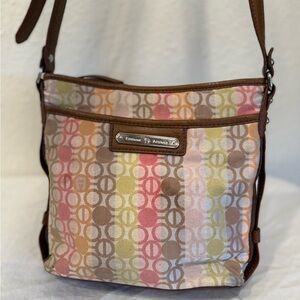 Etienne Aigner Multicolor Patterned Crossbody Bag